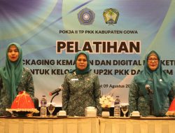 Kelompok UP2K PKK Gowa Dilatih Perbaikan Kemasan Produk di Era Digital