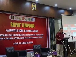 Optimalisasi Pengawasan Orang Asing di Kabupaten Bone, Kanwil Kemenkumham Sulsel Gelar Rapat Timpora