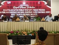 KPU Tetapkan DPT Pilkada Sulsel 6.680.807 Pemilih