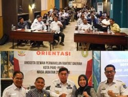 Buka Orientasi Anggota DPRD Parepare, Pj Wali Kota Harap Sinergitas dan Kolaborasi Terus Ditingkatkan