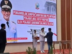 Gantikan Akbar Ali, Pj Gubernur Sulsel Lantik Abdul Hayat jadi Pj Wali Kota Parepare