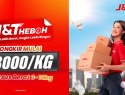 Tarif Pengiriman Paket Berat Mulai Rp3.000/Kg, J&T Heboh Hadir untuk Konsumen