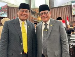 Kakak Beradik Nurdin Halid dan Waris Halid Bersamaan Dilantik jadi Wakil Rakyat di Senayan