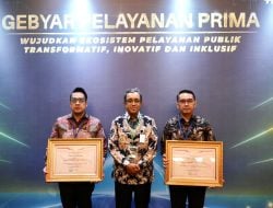 Kemenkumham Raih Dua Penghargaan Pelayanan Publik dari Kementerian PANRB 