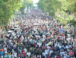 Jalan Sehat HUT Sulsel ke-355 Pecahkan Rekor MURI Peserta Terbanyak