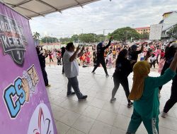 Jelang Debat, Chaidir Syam Ikut Senam Bersama Ratusan Warga