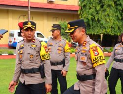 Jamin Keamanan Hari Pencoblosan, Polres Maros Turunkan Ratusan Personel Kawal TPS