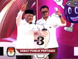 Syarif-Qalby Tampil Tenang di Pembukaan Debat Pilkada Jeneponto