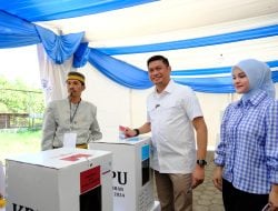 Bupati Gowa Nyoblos di Rujab, Harap Partisipasi Pemilih 83 Persen