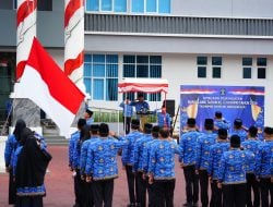 Peringati HUT KORPRI ke-53, Kanwil Kemenkumham Sulsel Gelar Upacara