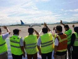 Pj Sekda Makassar Hadiri Peresmian Penerbangan Baru Garuda Indonesia Makassar-Balikpapan