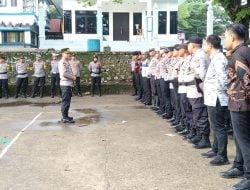 Polres Maros Terjunkan Ratusan Personel Amankan Kedatangan Wapres RI