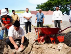 Peletakan Batu Pertama Tandai Pembangunan Mesjid Kanwil Kemenkumham Sulsel