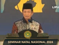 Natal Nasional 2024, Menag Nasaruddin Tekankan Pentingnya Toleransi yang Tulus