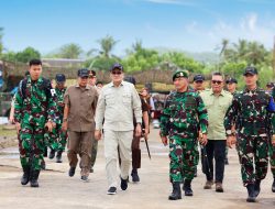 Bupati Barru Hadiri Latihan Menembak Senjata Berat Yonarhanudi 16/SBC/3 Kostrad di Polejiwa