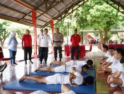 Kakanwil Kemenkumham Sulsel Memantau Pelaksanaan SKB Kesamaptaan Kemenkumham