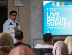 Pj Wali Kota Parepare Saksikan Live Brain Surgey di RS Hasri Ainun Habibie