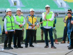 Tinjau Stadion BJ Habibie, Anggota Komisi V Teguh  Harap Pengerjaan Selesai Tepat Waktu
