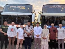 Empat Bus Rinra Trans Rute Makassar-Mamuju Resmi Beroperasi, Tiket Bisa Dipesan Secara Online