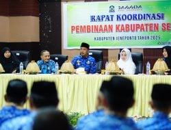 Pemkab Jeneponto Gelar Rapat Koordinasi Pembinaan Kabupaten Sehat