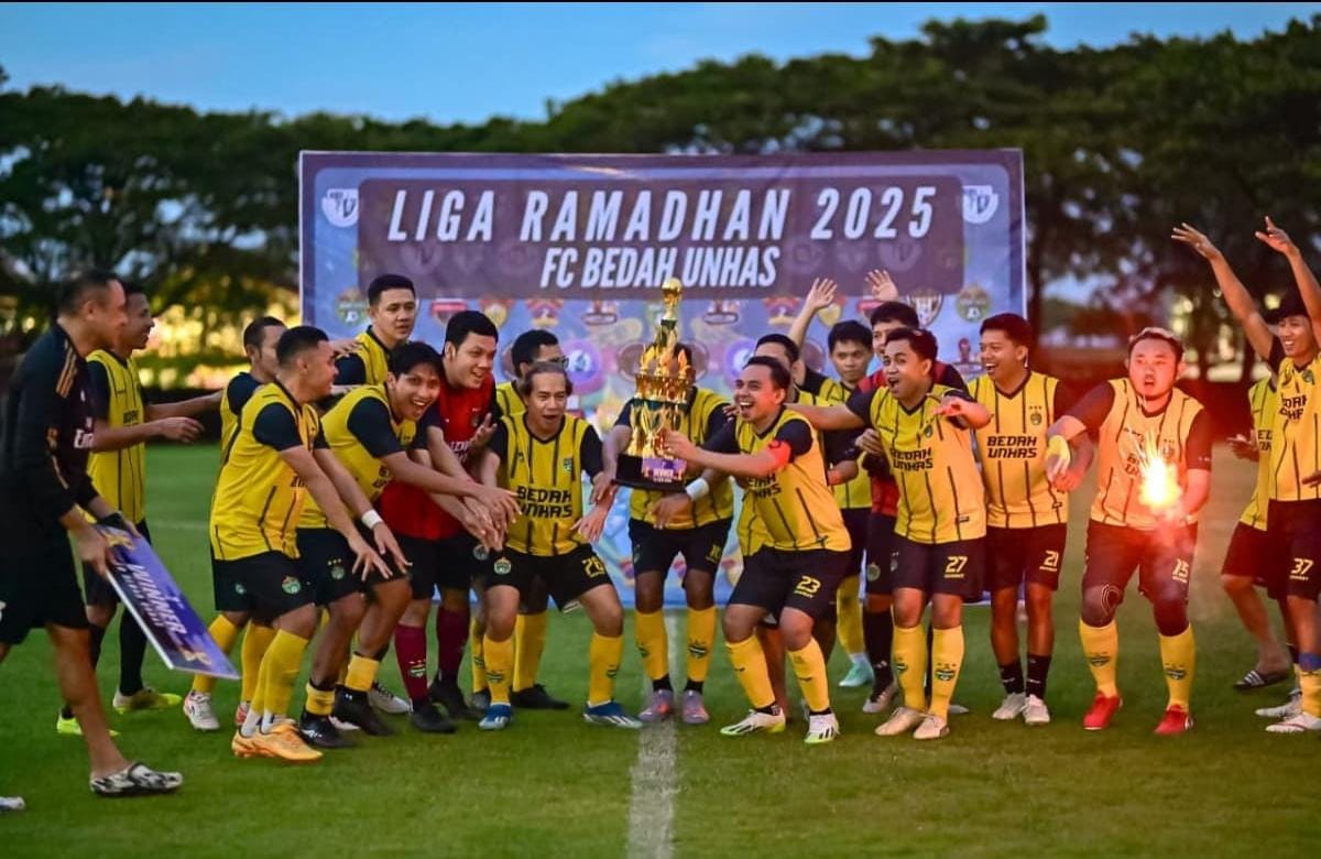 Kompetisi Liga Ramadhan Bedah Unhas FC 2025 Berlangsung Meriah, Ciptakan Jiwa Kompeten dan Sportif