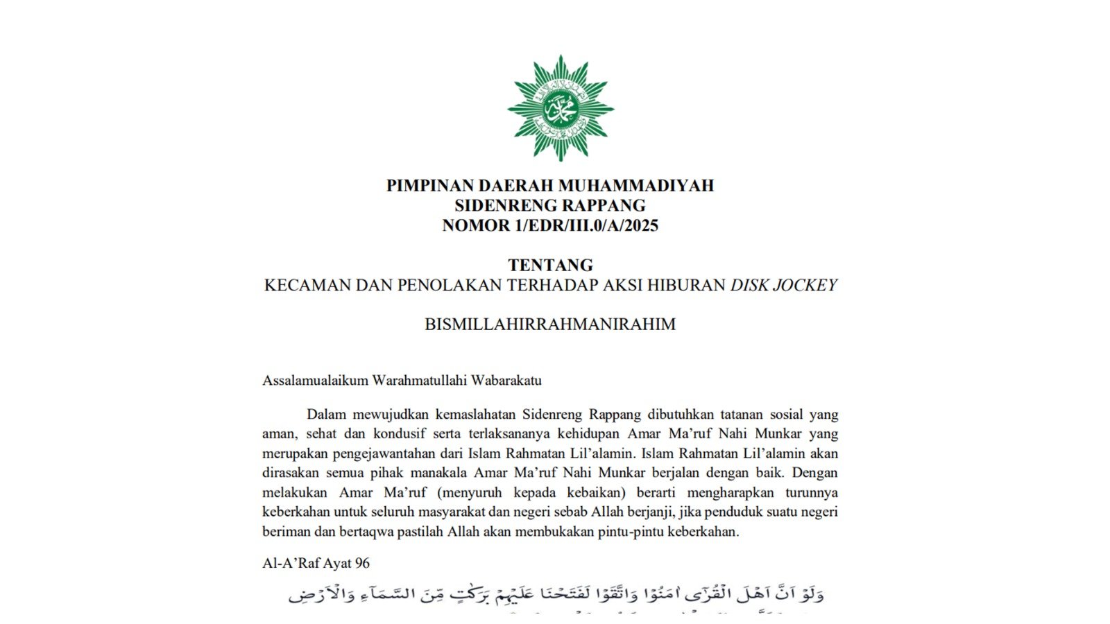 Muhammadiyah Sidrap Naik Pitam, DJ Nathalie Dikecam Keras