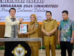 Serahkan Laporan Keuangan, Bupati Husniah Harap Gowa Kembali Raih WTP