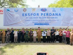 Bupati Bantaeng Uji Nurdin Lepas Ekspor Perdana Komoditi Gurita untuk Negara Meksiko